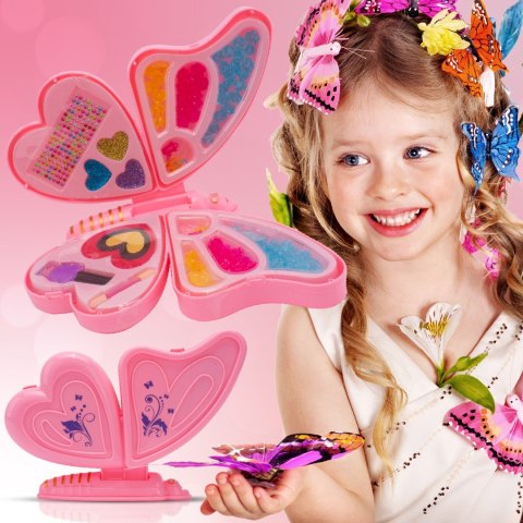 Zestaw kreatywny do robienia bransoletek naszyjników biżuterii koraliki charmsy make up Motyl 4