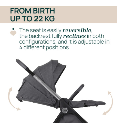 BELLAGIO Chicco wózek wielofunkcyjny wersja spacerowa do 22 kg - Lavender Glaze