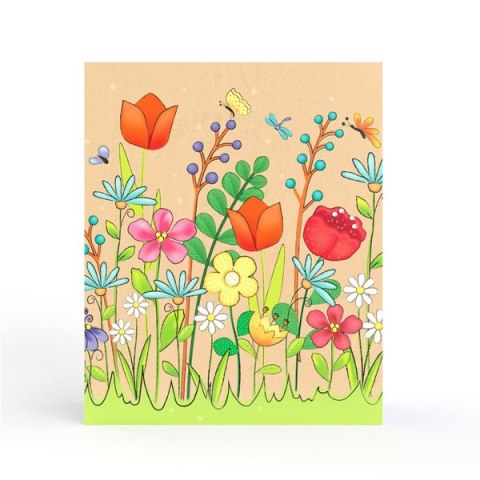 Box Candiy, zestaw artystyczny z prasą do suszenia roślin