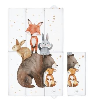 CEBA 307-000-783 Składana mata do przewijania duża 50x80 Basic Forest Friends