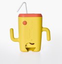 DIDOBABY Uchwyt dwustronny do soków kartonikowych i saszetek Yellow
