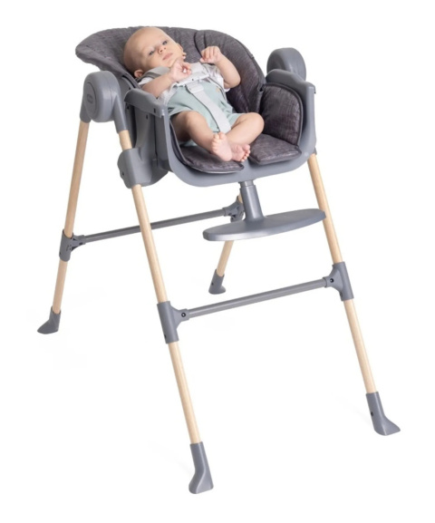 POLLY ESSENTIAL Chicco krzesełko do karmienia - Coal