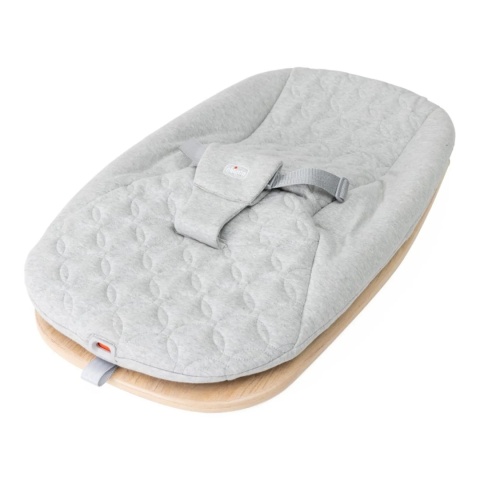 ZEN WAVE Chicco Leżaczek bujaczek dla dzieci 0+6m do 9 kg - Wooden Grey