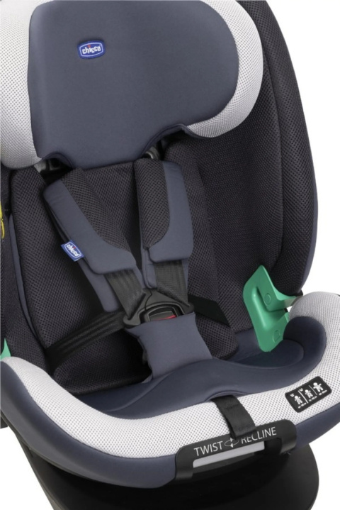 EVERONE i-Size Chicco fotelik samochodowy 40-150 cm 0-36 kg - Silver Ink