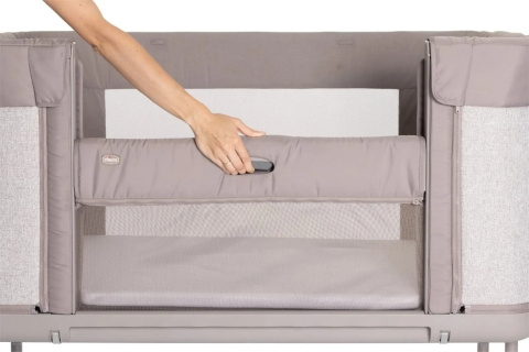 NEXT 2 ME FOREVER Chicco Łóżeczko dostawne 0m+ Next2Me ALMOND