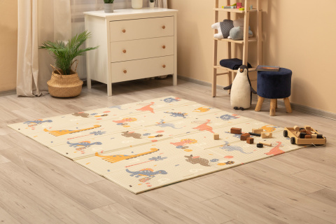 Toyz Mata wielofunkcyjna DINOZAURY Toyz z pianki XPE 200 x 180