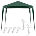 Pawilon ogrodowy namiot imprezowy handlowy altana zielona 2,5 x 2,5m