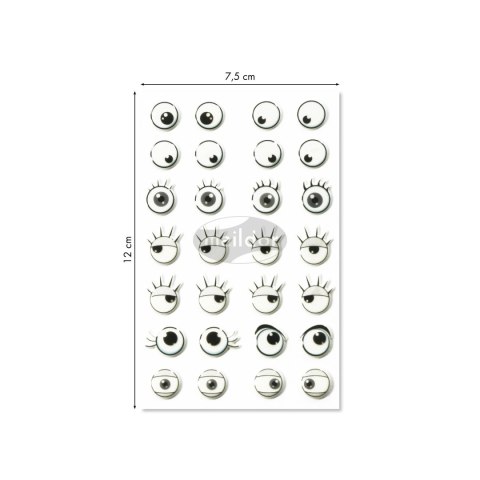 Naklejki 3D wypukłe Oczy