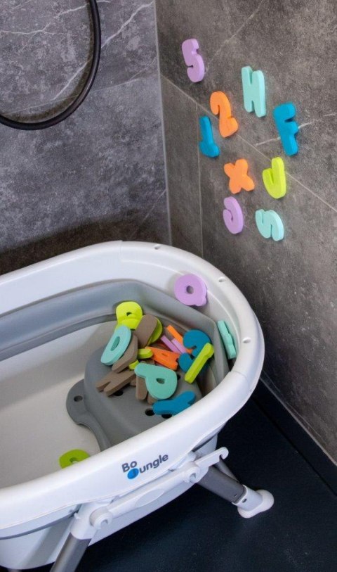 B-Piankowe literki cyferki do kąpieli zestaw 36szt