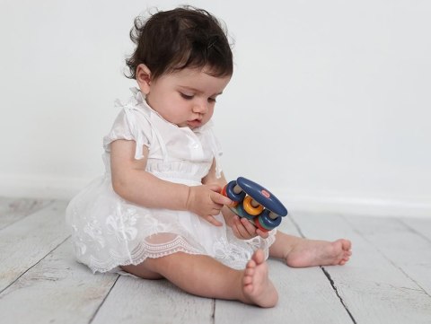 Grzechotka liczydło dla niemowlaka TOLO Bio 3m+