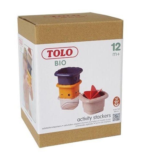 Wieża aktywności kubeczki do kąpieli TOLO Bio 12m+