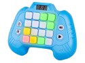 Zabawka Na Pamięć KONTROLER NIEBIESKI Gamepad Edukacyjna gra dla dzieci Pad Konsola Memory 16 klawiszy