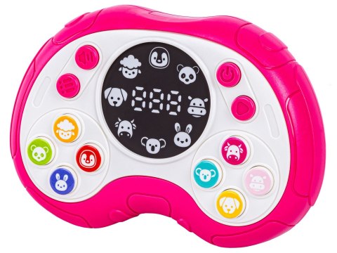 Zabawka Na Pamięć KONTROLER RÓŻOWY Gamepad Edukacyjna gra dla dzieci Pad Konsola