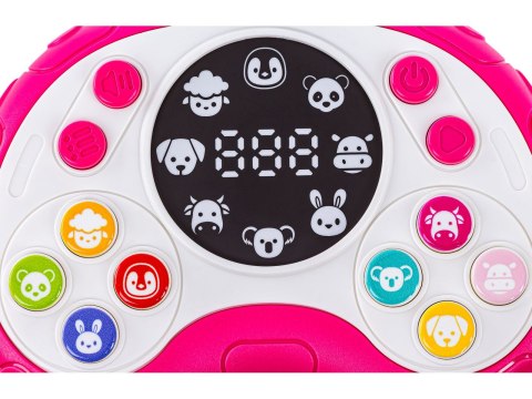 Zabawka Na Pamięć KONTROLER RÓŻOWY Gamepad Edukacyjna gra dla dzieci Pad Konsola