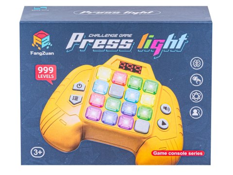 Zabawka Na Pamięć KONTROLER ŻÓŁTY Gamepad Edukacyjna gra dla dzieci Pad Konsola Memory 16 klawiszy