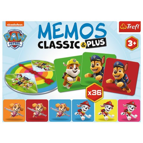 Gra Memos Classic i Plus Psi Patrol Trefl 02269