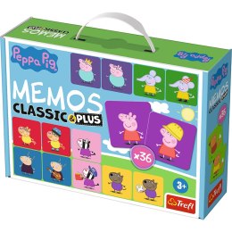 Gra Memos Classic i Plus, Świnka PeppaTrefl 02270