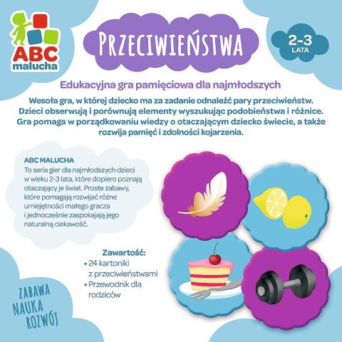 Gra edukacyjna dla dzieci Przeciwieństwa ABC Malucha Trefl 01943