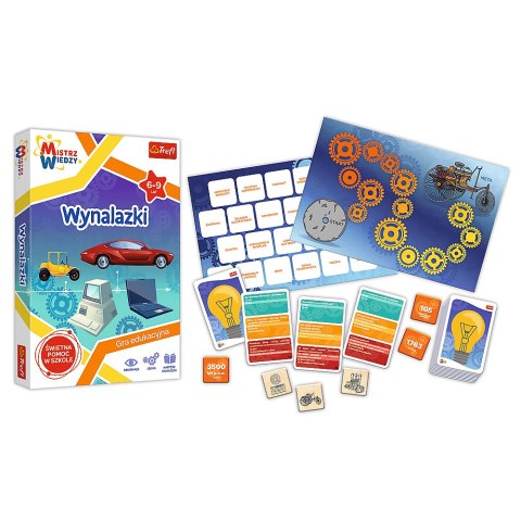 Gra dla dzieci Wynalazki Mistrz Wiedzy Trefl 01958