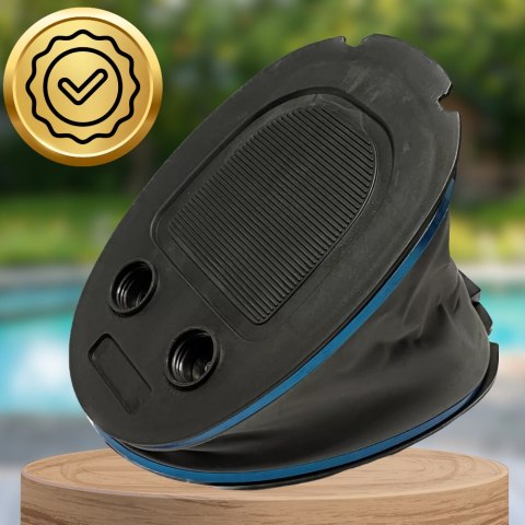 Pompka nożna do materaca pontonów wielofunkcyjna + KOŃCÓWKI 5L długość węża 130 cm