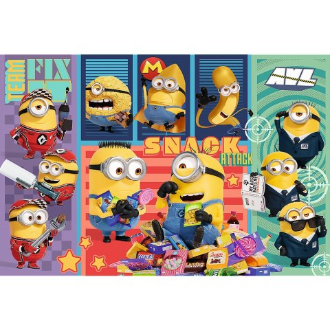 Puzzle - 160 - Minionkowa radość - Gru i Minionki: Pod przykrywką - Trefl 15423