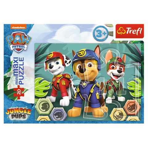 Puzzle - "20 miniMaxi" - Wesołe pieski Psi Patrol Trefl 56038
