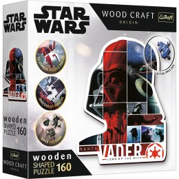 Puzzle drewniane - 160 - Gwiezdne wojny - STAR WARS - Darth Vader - Trefl 20190