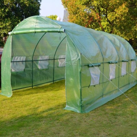 Tunel Foliowy Ogrodowy Szklarnia 4,5x2x2m Folia 9m² UV-4 Premium