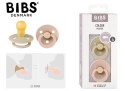 BIBS COLOUR 2-PACK BLUSH & VANILLA L Smoczek Uspokajający kauczuk Hevea
