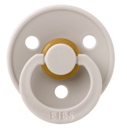 BIBS COLOUR Smoczek uspokajający kauczuk Hevea, roz M, FLOWPACK, MUSHROOM