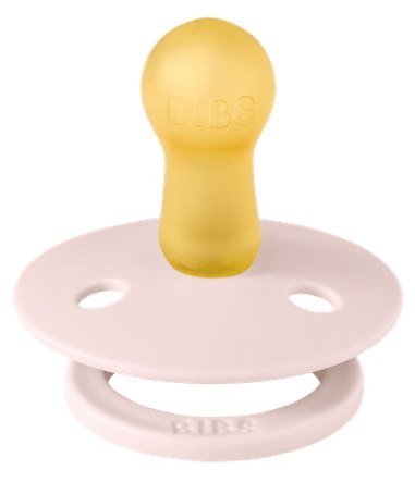 BIBS COLOUR Smoczek uspokajający kauczuk Hevea, roz M, FLOWPACK, PETAL