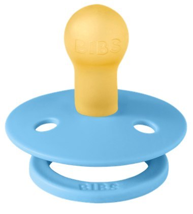 BIBS COLOUR Smoczek uspokajający kauczuk Hevea, roz S, FLOWPACK, BREEZE