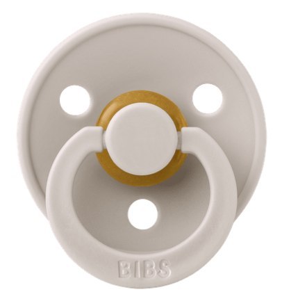 BIBS COLOUR Smoczek uspokajający kauczuk Hevea, roz S, FLOWPACK, MASHROOM