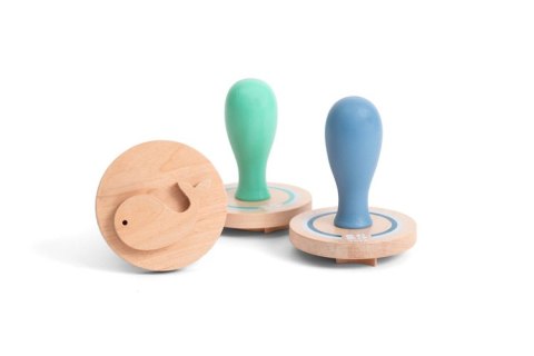 BS Toys, Zestaw drewnianych stempli na piachu