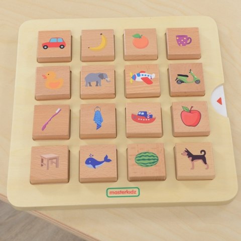 MASTERKIDZ Gra Dopasuj Cienie Łączenie w Pary Rozpoznawanie Przedmiotów Montessori