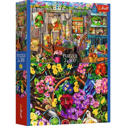 Puzzle - 2x500 - Prace w ogrodzie FSC Mix 70% 37529