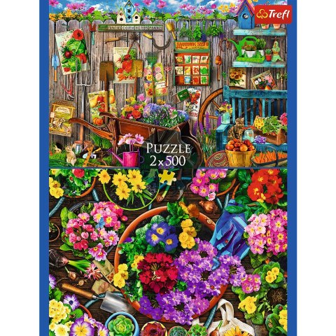 Puzzle - 2x500 - Prace w ogrodzie FSC Mix 70% 37529