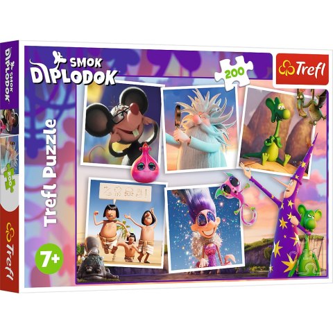 Puzzle - 200 - Przygody Smoka Diplodoka - Trefl 13322