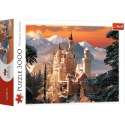Puzzle - 3000 - Zimowy Zamek Neuschwanstein - Trefl 33025