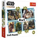 Puzzle - 4w1 (35, 48, 54, 70) - Mandalorian - Star Wars - Trefl 34397