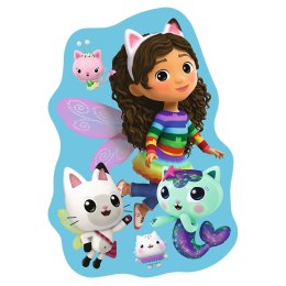 Puzzle Drewniane Konturowe - 50 - Wesoła Gabby - Koci Domek Gabi - Trefl 20260