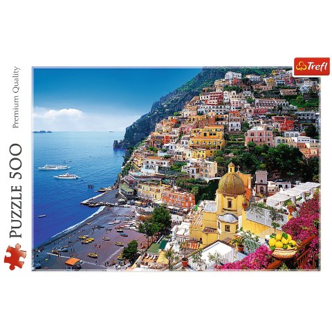 Puzzle - 500 - Positano - Wybrzeże Amalfickie - Włochy - Trefl 37145