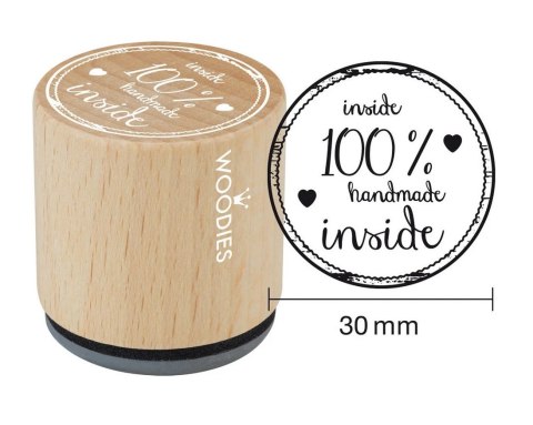 Stempel "inside 100% handmade"