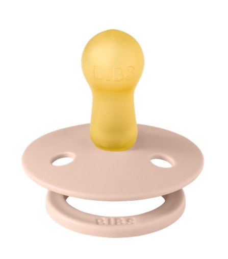 BIBS STUDIO COLOUR BLUSH/IVORY Smoczek uspokajający kauczuk Hevea, roz M, FLOWPACK