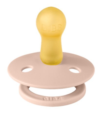 BIBS STUDIO COLOUR BLUSH/WOODCHUCK Smoczek uspokajający kauczuk Hevea, roz M, FLOWPACK