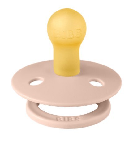 BIBS STUDIO COLOUR BLUSH/WOODCHUCK Smoczek uspokajający kauczuk Hevea, roz S, FLOWPACK