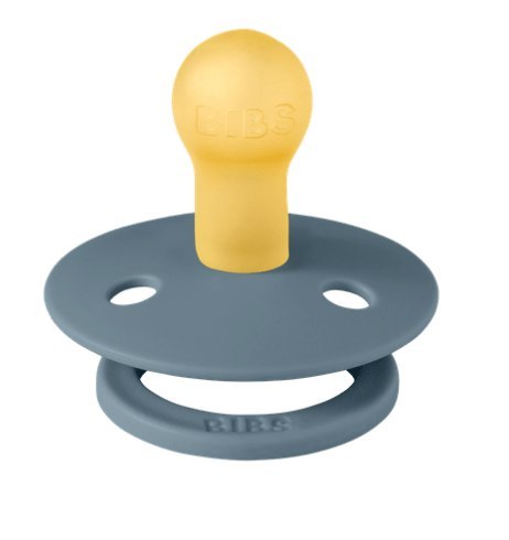 BIBS STUDIO COLOUR BUMBLEBEE FRIENDS Smoczek uspokajający kauczuk Hevea, roz S, FLOWPACK, PETROL