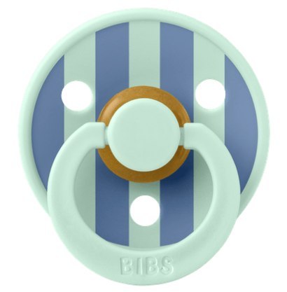 BIBS STUDIO COLOUR NORDIC MINT/PETROL Smoczek uspokajający kauczuk Hevea, roz M, FLOWPACK