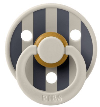 BIBS STUDIO COLOUR SAND/IRON Smoczek uspokajający kauczuk Hevea, roz S, FLOWPACK