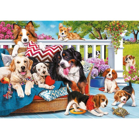 PUZZLE TREFL PRIME UFT 1000 - Cuteness Overload z miłymi pieskami 10698